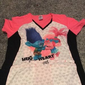 Size large scrubs. Smoke free home.